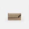 Billetera Katy en cuero graneado Taupe