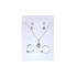 Collar, aretes, doble anillos brillantes Collar, Aretes, Doble Anillos Brillantes