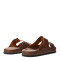 Sandalias de Hombre Branch ROUF con dos bandas Marrón