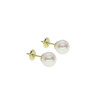 Caravanas de oro 18k con perlas de cultivo de 7,75mm. Un clásico imperdible Caravanas de oro 18k con perlas de cultivo de 7,75mm. Un clásico imperdible