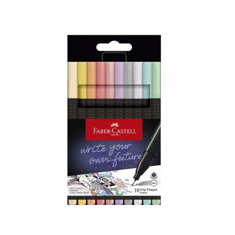 Marcadores x10 Micropunta Grip Fine Pastel Marcadores x10 Micropunta Grip Fine Pastel