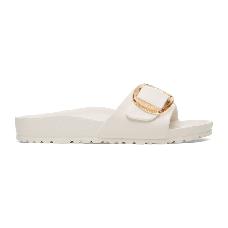 Sandalia Madrid Big Buckle - Estrecho Eggshell
