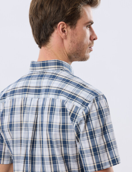 CAMISA CUADROS Marron