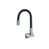 GRIFO UNITARIO PARED FLEXIBLE LISO NEGRO Grifo Unitario Pared Flexible Liso Negro