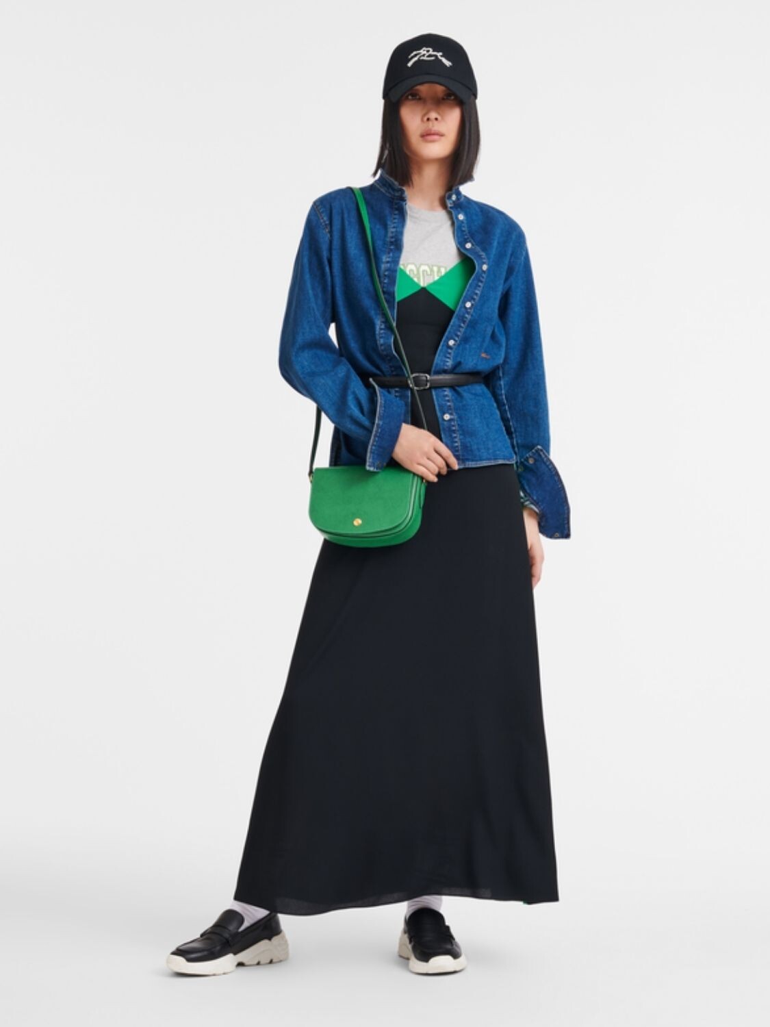 Bandolera Épure Timeless Crossbody S Verde