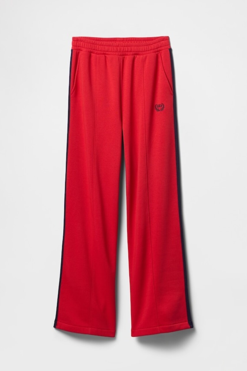 Pantalón Deportivo Logo Gap Sin Felpa Mujer Modern Red