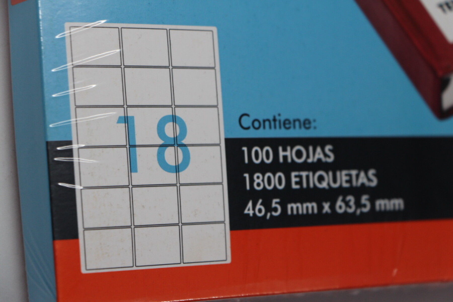 ETIQUETA ROTOLA TAMAÑO A4 318 - MODELO 18 