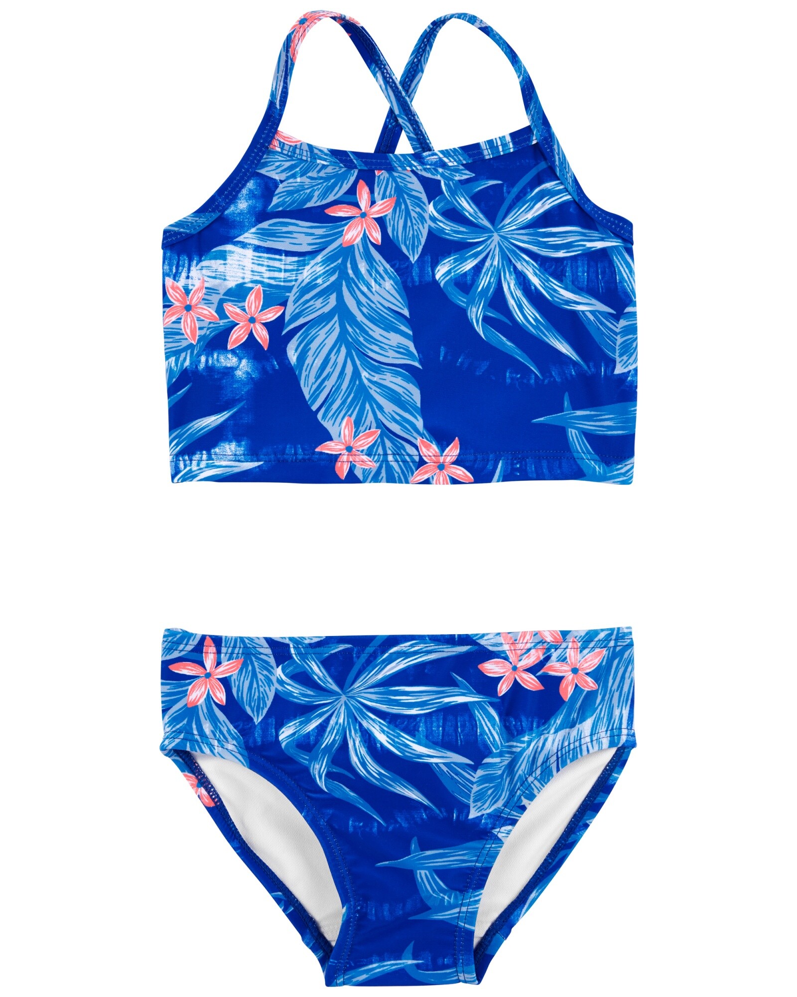Traje de baño dos piezas, top y bikini Sin color