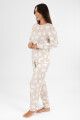 Pijama llama pattern Beige