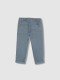 Pantalon Cintura Elastica Petroleo Claro