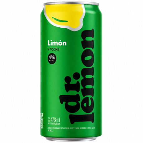 Vodka Dr.Lemon Limon Lata 473ml Vodka Dr.Lemon Limon Lata 473ml