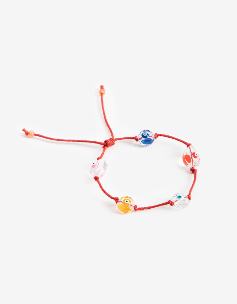 Pulseras Flexibles Cordón Pulsera Flexible Ojitos - Combinacion Multicolor