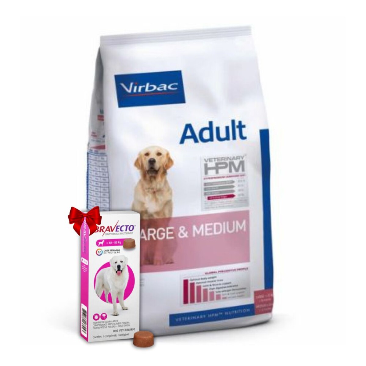 Virbac Dog Adult Large & Medium 12 kg | Salud y Vitalidad 
