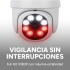 Cámara Seguridad WiFi 1080P Exterior Ip66 Inalambrica Noche Color Blanco