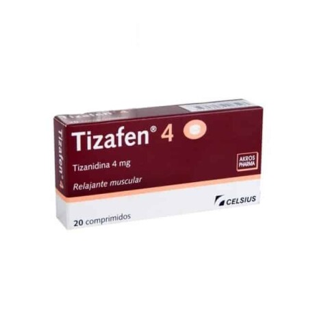 Tizafen 4mg 20 Comprimidos Tizafen 4mg 20 Comprimidos