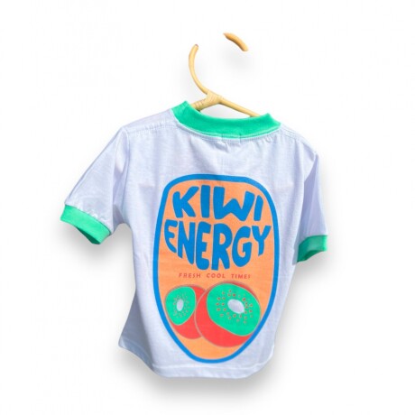 Remera Kiwi Estampa Espalda Remera Kiwi Estampa Espalda