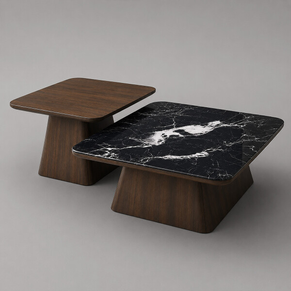 MESA DE CENTRO NERO Nogal - UNICO