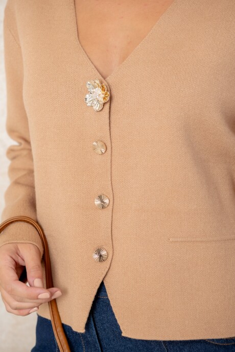 Cardigans CARIDAD Camel