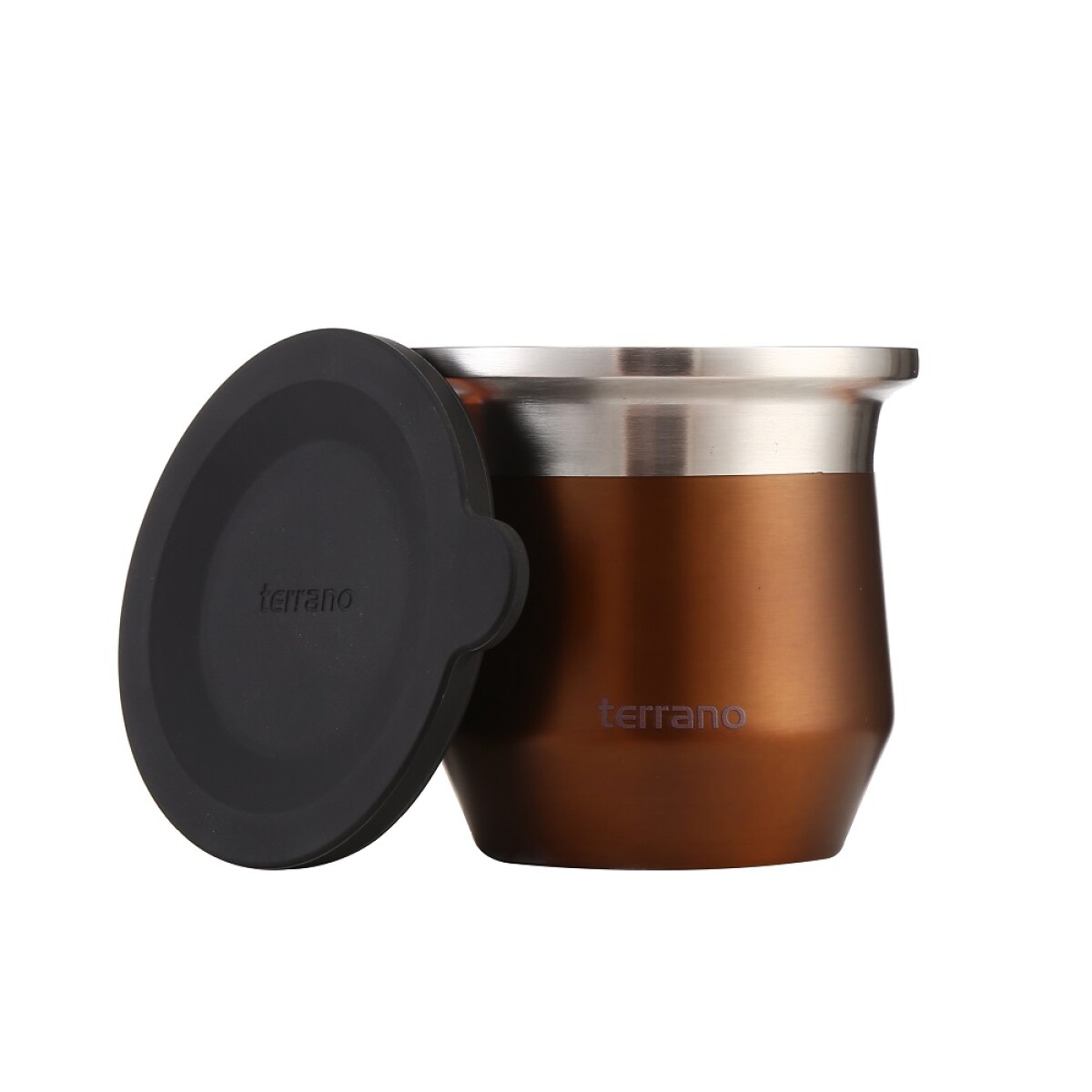 MATE TERRANO ACERO FLAP - MARRON METALIZADO 