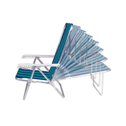 SILLA PLEGABLE MOR ALUMINIO 8 POSICIONES 2104 SILLA PLEGABLE MOR ALUMINIO 8 POSICIONES 2104