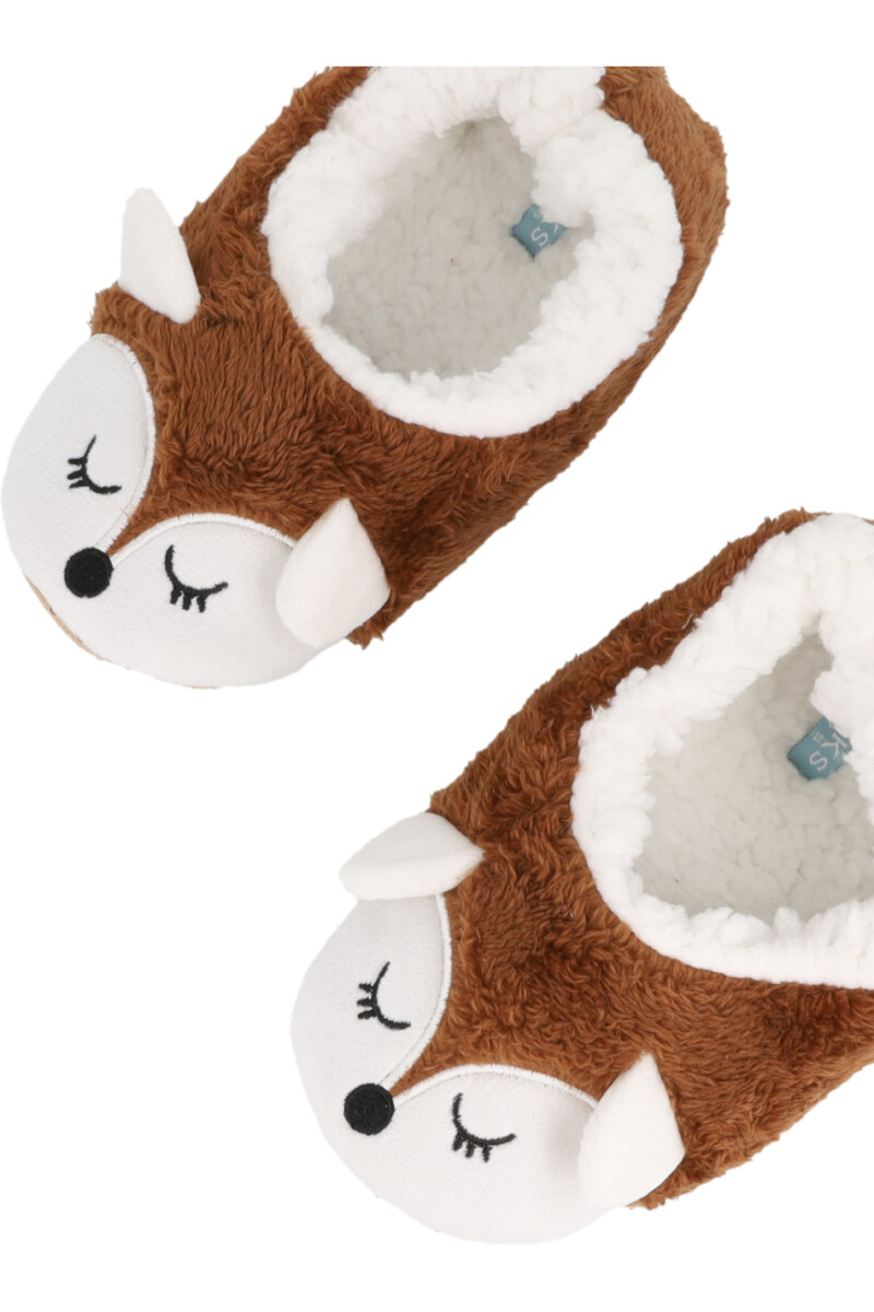 Pantufla face Beige