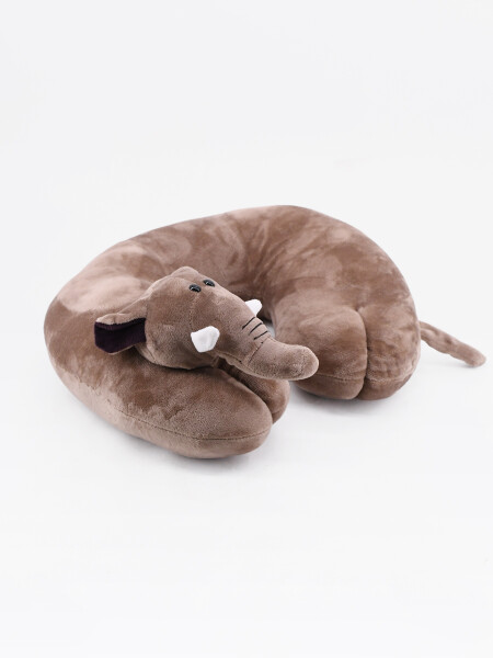 ALMOHADON VIAJE ELEPHANT GRIS