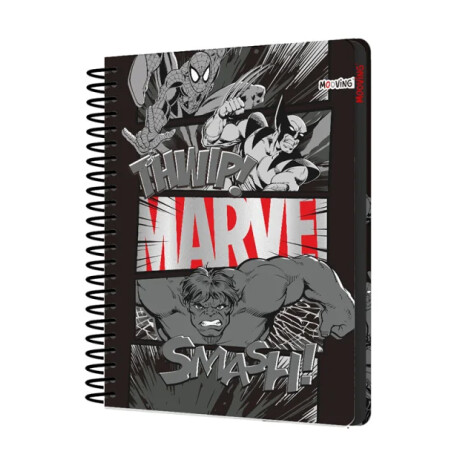 Cuaderno Mooving Carta 96 hojas Marvel Marvel Negro