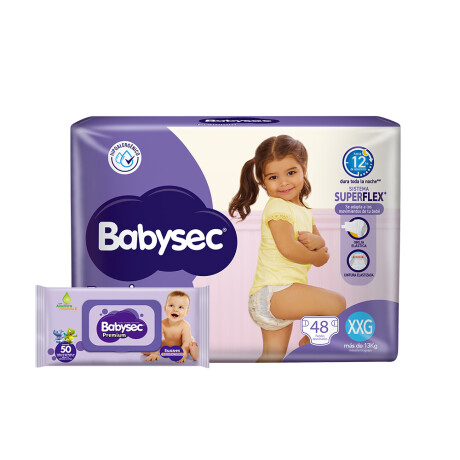 Pañales Babysec Premium Xxg 48 Unidades Pañales Babysec Premium Xxg 48 Unidades