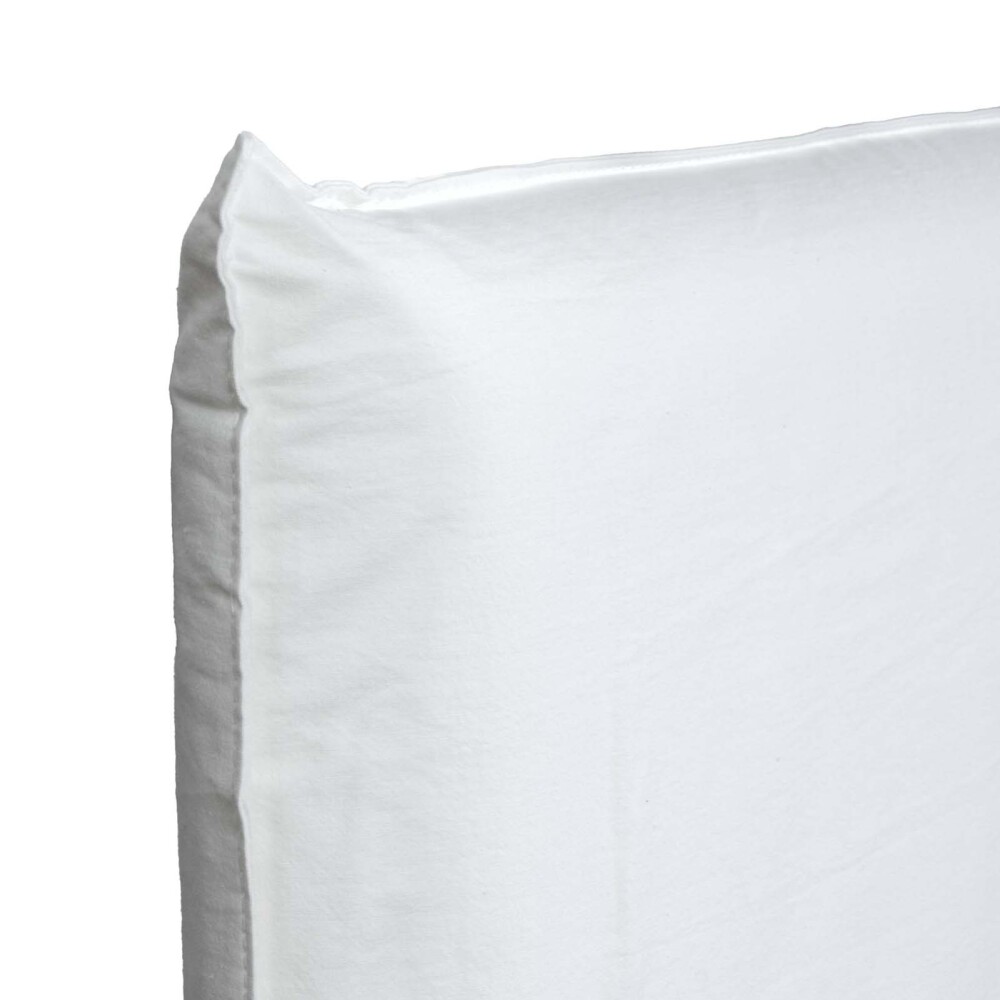 RESPALDO CON FUNDA SUPER KING TELA BLANCO MAIA