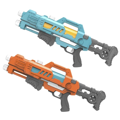 Pistola Agua Bazuca 2 Tiros Colores Surtidos 49 cm U