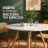 Mesa Comedor ComboHome Eames Redonda Laqueada 100Cm Premium Blanco 1