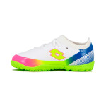 Lotto IMPERIO Futbol 5 sintetico TF Niño - Blanco-Verde Blanco-Verde