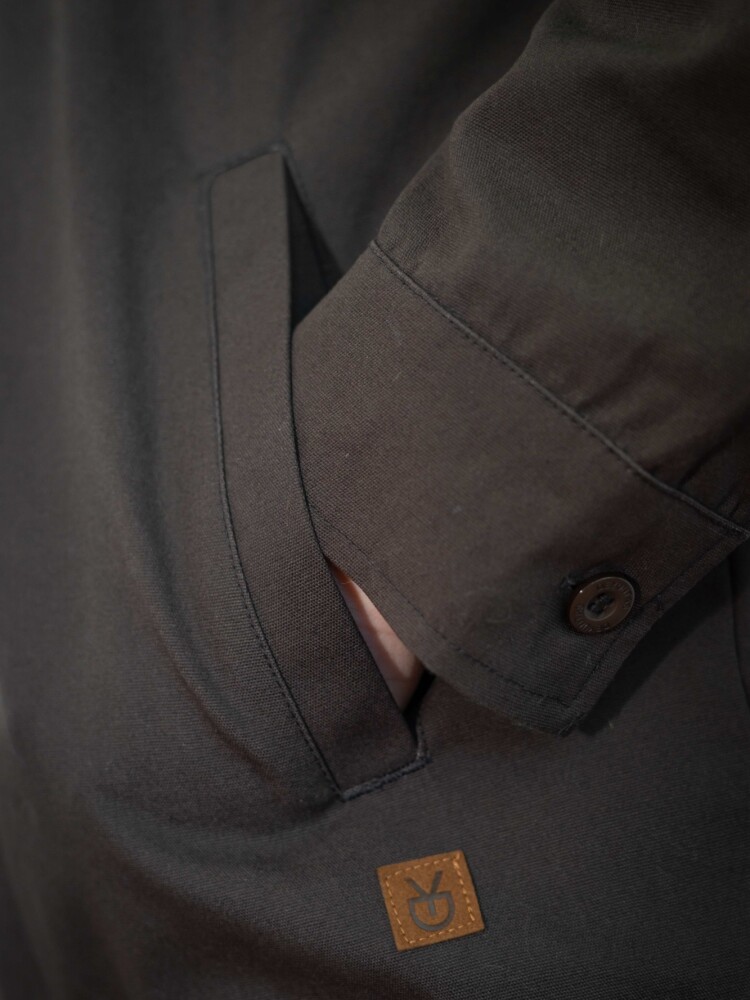 Campera de gabardina Army