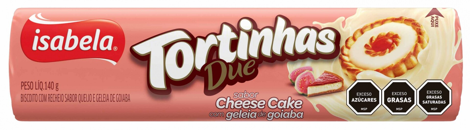 GALLETA ISABELA TORTITA 140G QUESO Y JALEA 