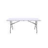 MESA PLEGABLE PORTATIL VALIJA 180X74 BLANCA Mesa Plegable Portatil Valija 180x74 Blanca