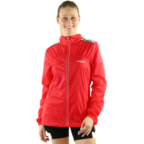 Diadora T2 L. Campera Lightweight Wind Jacket Rojo