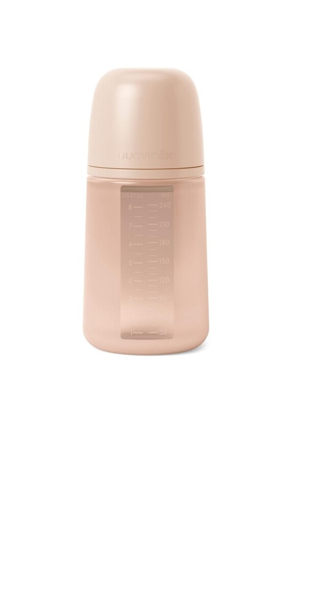 Biberón Silicona Fisiológico Suavinex Essence 240ml - rosa 