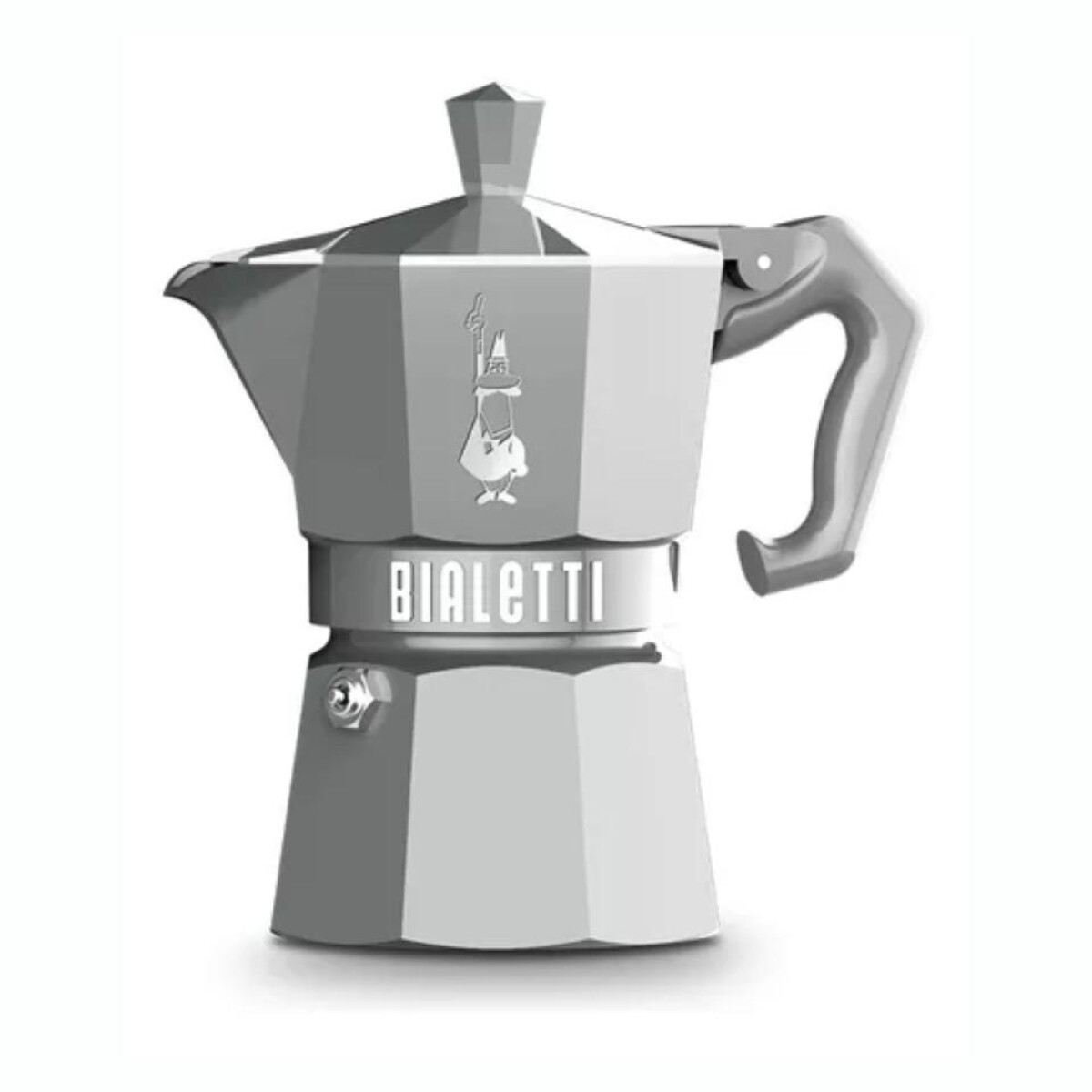 Cafetera Italiana BIALETTI Moka Exclusive 3 Tazas - Gris 