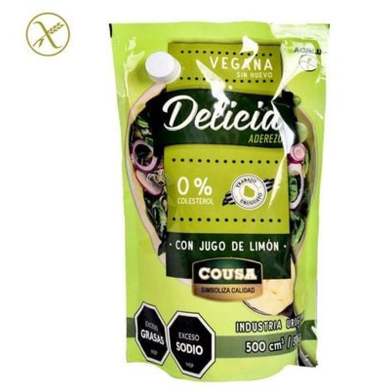 Mayonesa vegana Delicia 500 ml Mayonesa vegana Delicia 500 ml