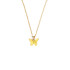 Collar dorado colgante mariposa Collar Dorado Colgante Mariposa