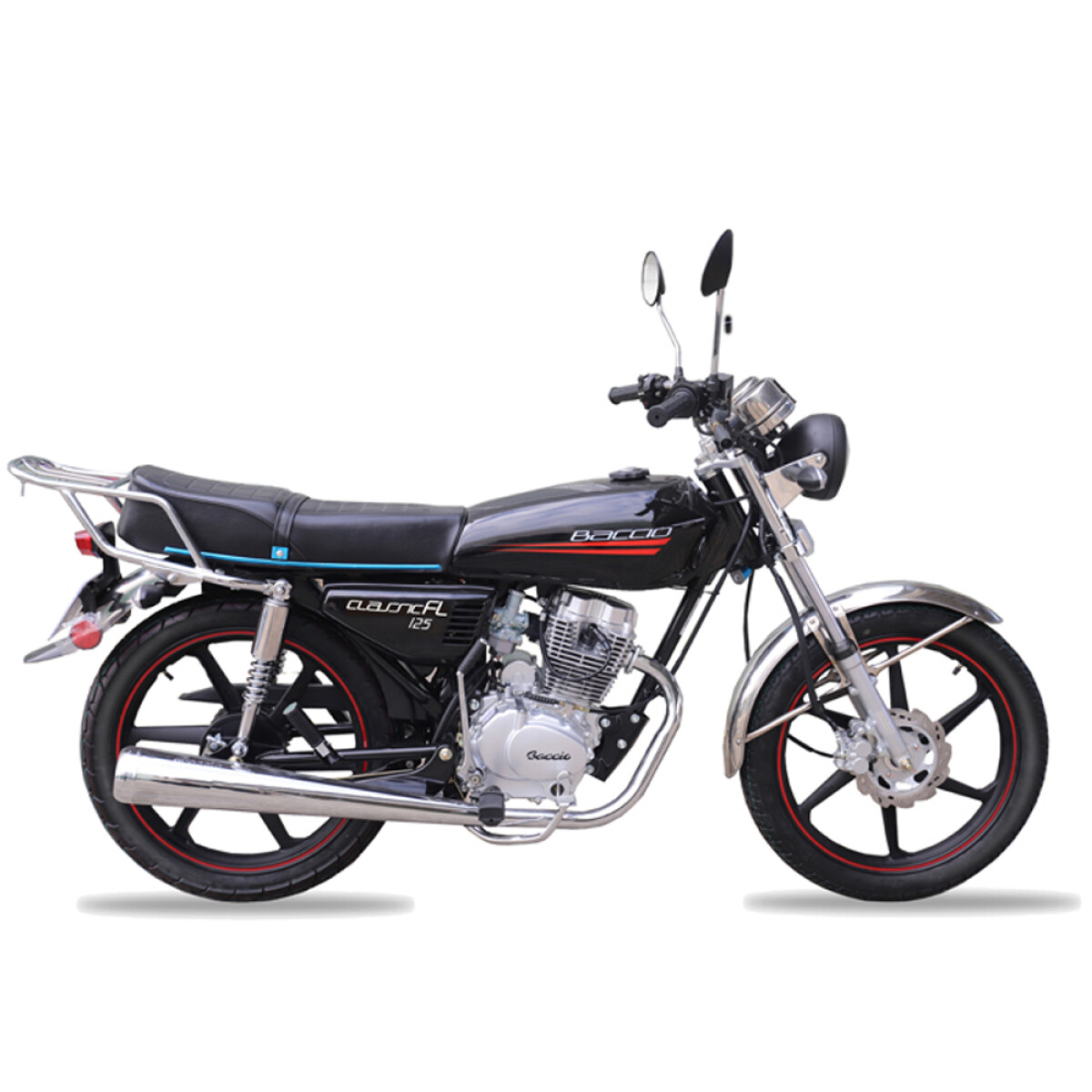 Moto Baccio Classic FL125 - Negro 