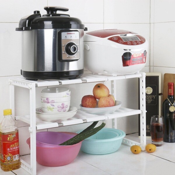 Organizador Estante Bajo Mesada Cocina 2 Niveles Calidad Organizador Estante Bajo Mesada Cocina 2 Niveles Calidad