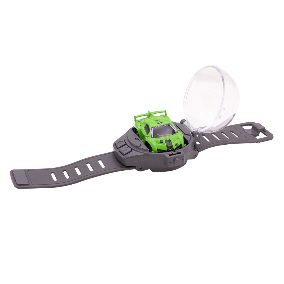 Auto a Control Remoto con Pulsera y Cápsula de Guardado - Verde 1 