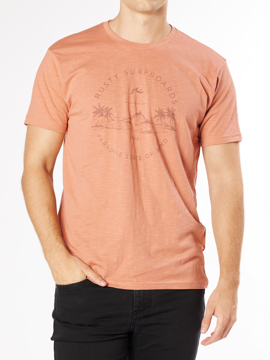 T-SHIRT ALDEN RUSTY - Rosado 