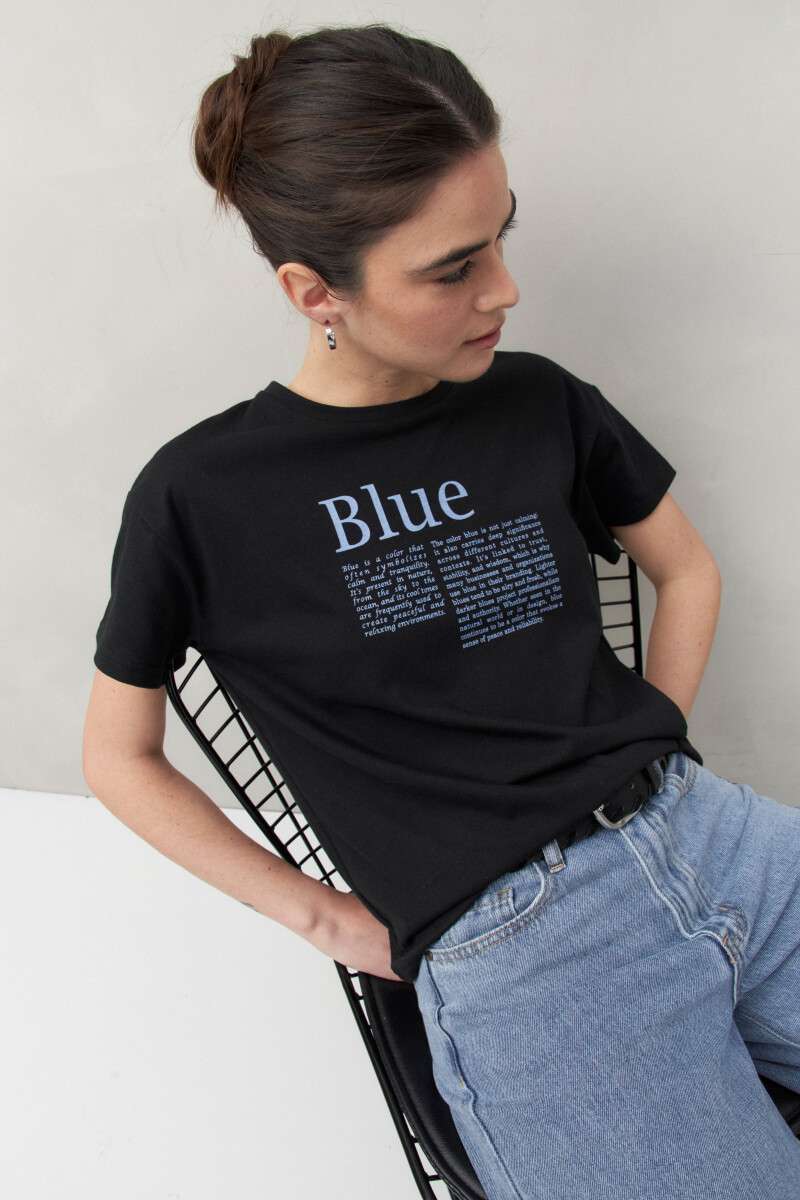 REMERA RIMENA Negro