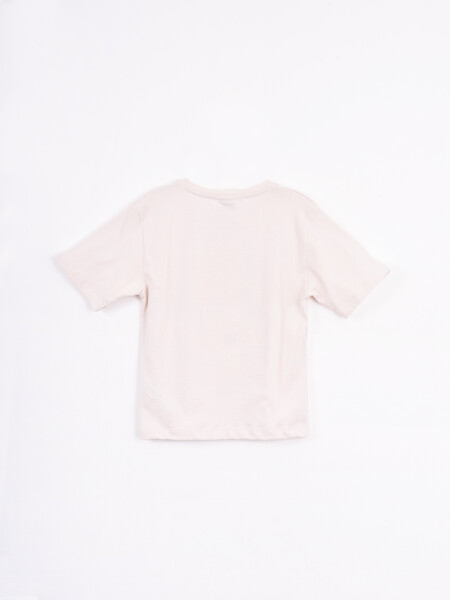 REMERA MORE FUN MINNIE OFF WHITE