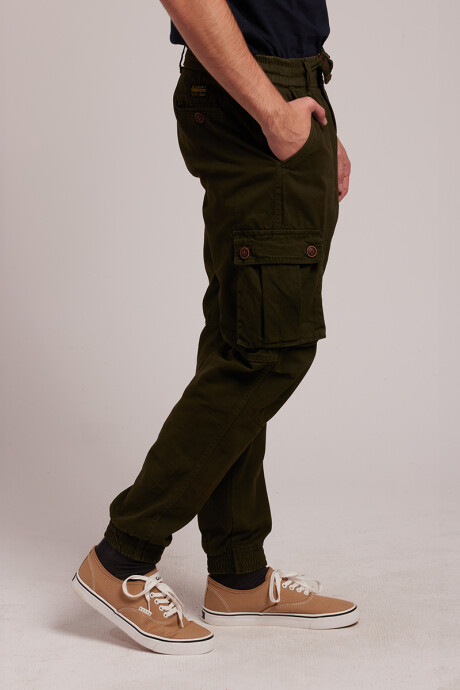PANTALON CARGO ENCOR DIXIE Militar