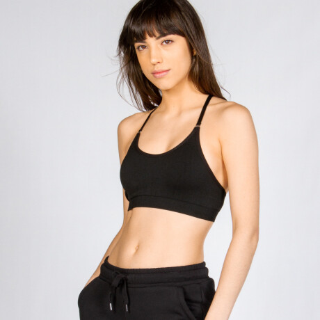 TOP SEAMLESS SPORT Negro