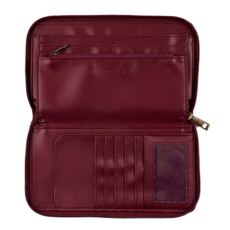 Billetera Rip Curl Wanderer Oversized Wallet Bordeaux