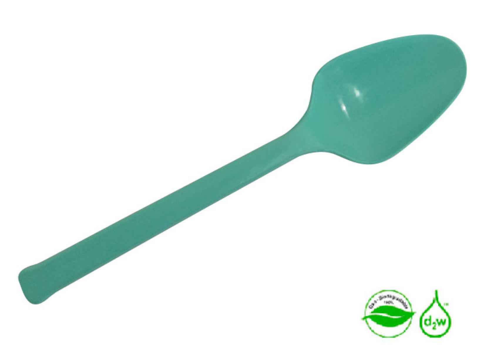 Cuchara Biodegradable x50 Unidades - Verde Menta 